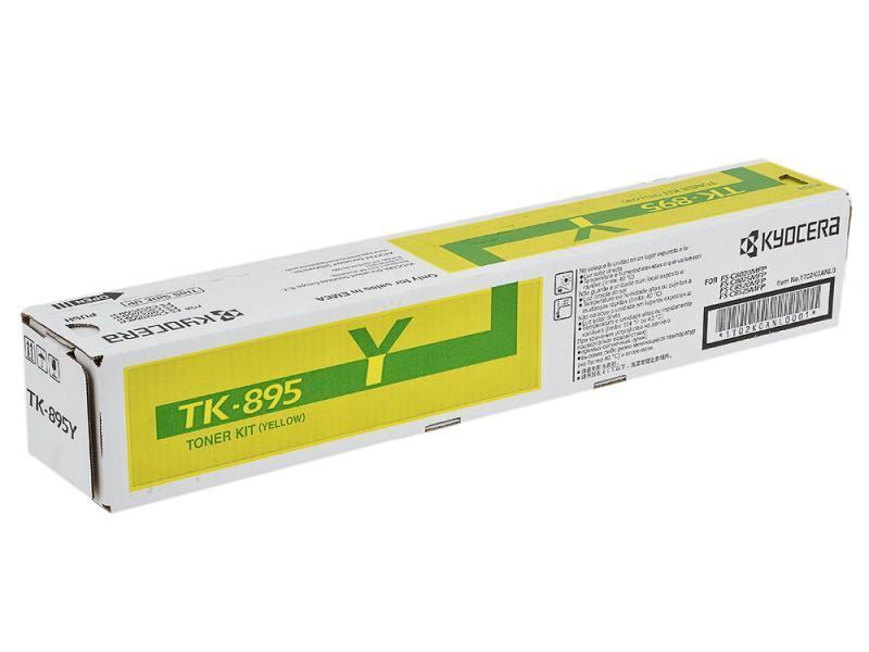 Картридж Kyocera TK-895Y (1T02K0ANL0), желтый Картридж Kyocera TK-895Y (1T02K0ANL0), желтый