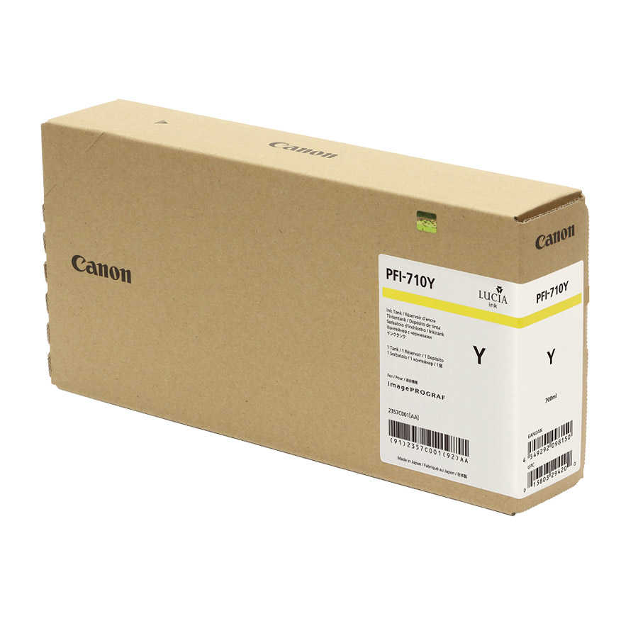 Картридж Canon PFI-710Y (2357C001) желтый для Canon iPF TX-2000/3000/4000 (700 мл) Картридж Canon PFI-710Y (2357C001) желтый для Canon iPF TX-2000/3000/4000 (700 мл)