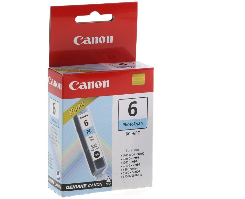 Картридж Canon BCI-6PC (4709A002), фото-голубой Картридж Canon BCI-6PC (4709A002), фото-голубой