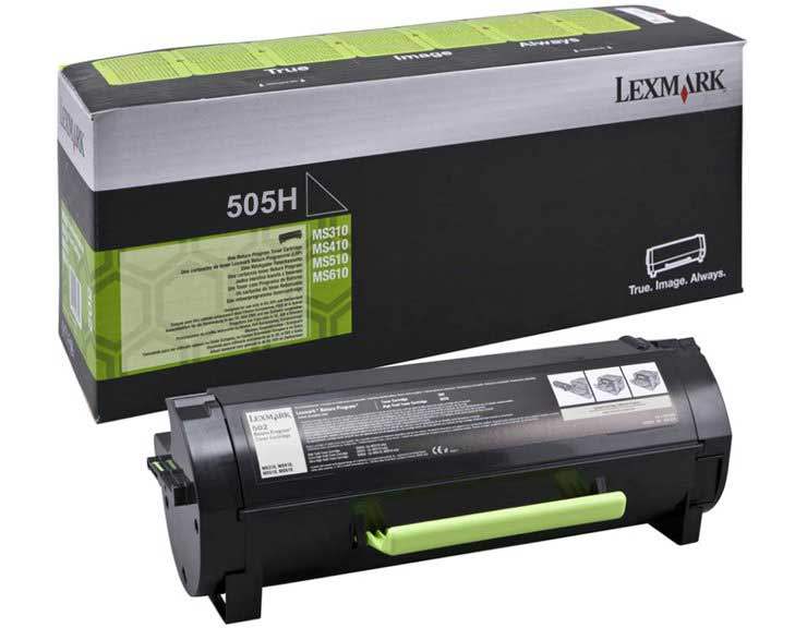 Картридж Lexmark 50F5H00 / 50F5H0E №505H, черный Картридж Lexmark 50F5H00 / 50F5H0E №505H, черный