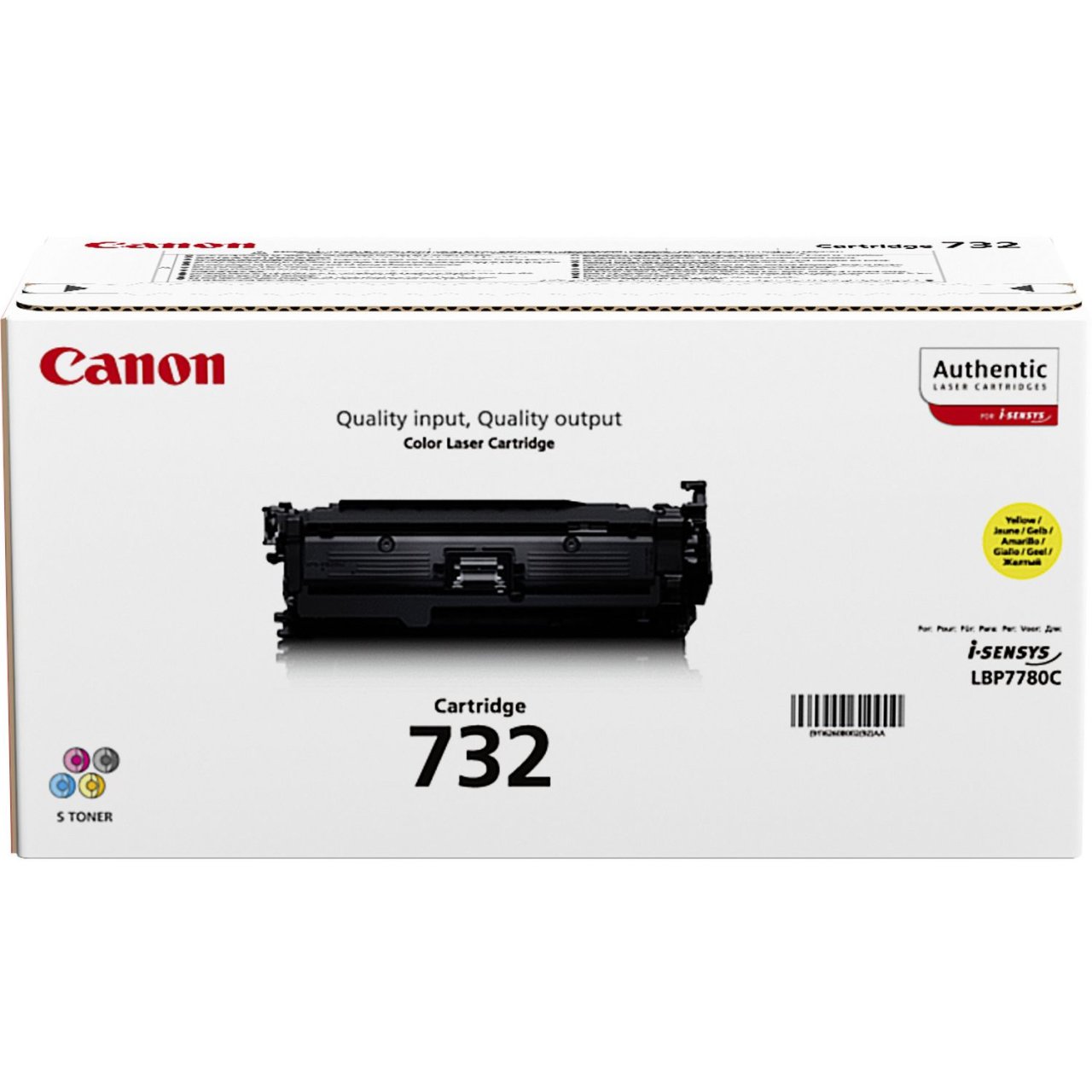 Картридж Canon 732 Y (6260B002), желтый Картридж Canon 732 Y (6260B002), желтый