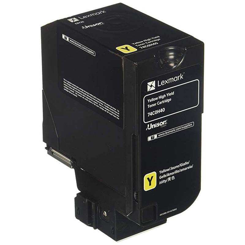 Картридж Lexmark 74C5HYE / 74C0H40 / 74C5HY0, желтый Картридж Lexmark 74C5HYE / 74C0H40 / 74C5HY0, желтый