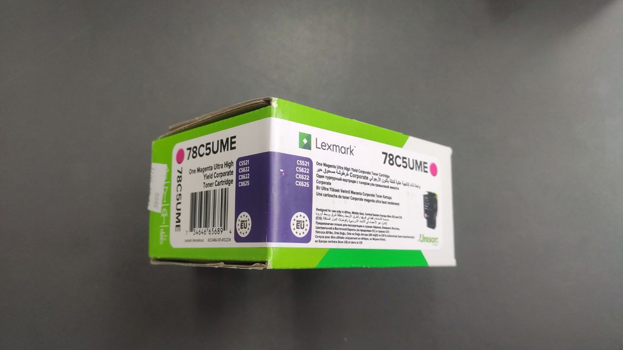 Картридж Lexmark 78C5UME / 78C5UM0 / 78C0U30, пурпурный Картридж Lexmark 78C5UME / 78C5UM0 / 78C0U30, пурпурный