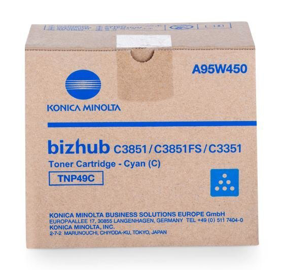 Картридж Konica-Minolta TNP-49C (A95W450), голубой Картридж Konica-Minolta TNP-49C (A95W450), голубой