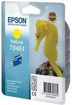 Картридж Epson T0484 (C13T04844010), желтый Картридж Epson T0484 (C13T04844010), желтый
