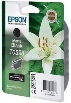 Картридж Epson T0598 (C13T05984010), матовый черный Картридж Epson T0598 (C13T05984010), матовый черный