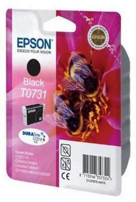 Картридж Epson T0731 (C13T10514A10), черный Картридж Epson T0731 (C13T10514A10), черный