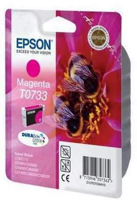 Картридж Epson T0733 (C13T10534A10), пурпурный Картридж Epson T0733 (C13T10534A10), пурпурный