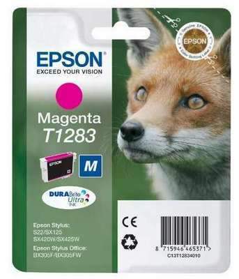 Картридж Epson T1283 (C13T12834011), пурпурный Картридж Epson T1283 (C13T12834011), пурпурный