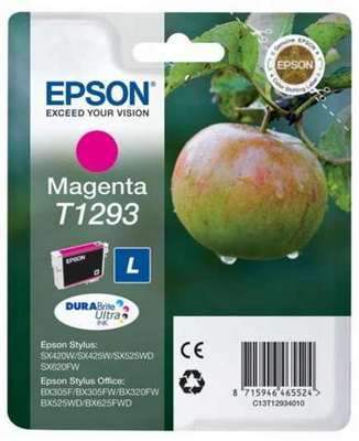 Картридж Epson T1293 (C13T12934011), пурпурный Картридж Epson T1293 (C13T12934011), пурпурный