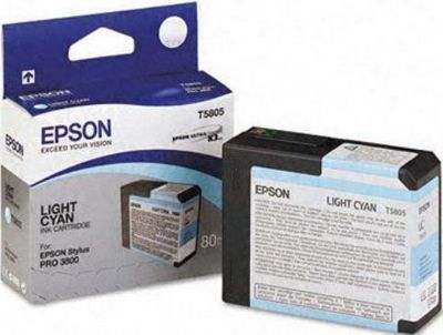 Картридж Epson T5805 (C13T580500), светло-голубой Картридж Epson T5805 (C13T580500), светло-голубой