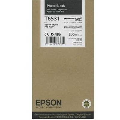 Картридж Epson T6531 (C13T653100), фото-черный Картридж Epson T6531 (C13T653100), фото-черный