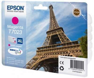 Картридж Epson T7023 (C13T70234010), пурпурный Картридж Epson T7023 (C13T70234010), пурпурный