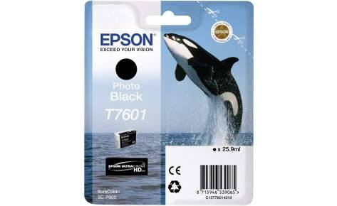 Картридж Epson T7601 (C13T76014010), фото-черный Картридж Epson T7601 (C13T76014010), фото-черный
