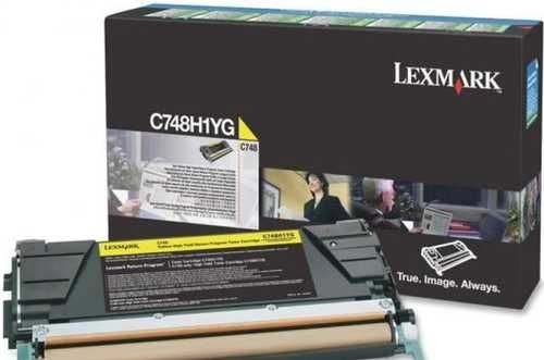 Картридж Lexmark C748H1YG, желтый Картридж Lexmark C748H1YG, желтый