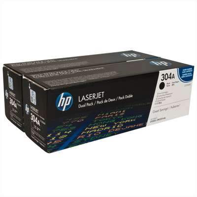 Набор картриджей HP CC530AD №304A, черный Набор картриджей HP CC530AD №304A, черный
