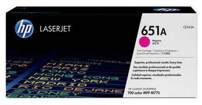 Картридж HP CE343A №651A, пурпурный Картридж HP CE343A №651A, пурпурный