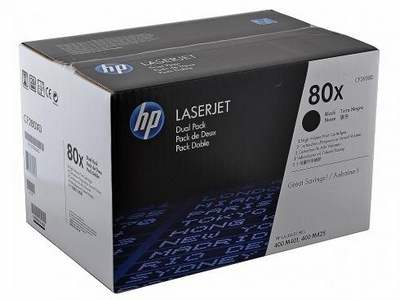 Набор картриджей HP CF280XF №80X, черный Набор картриджей HP CF280XF №80X, черный