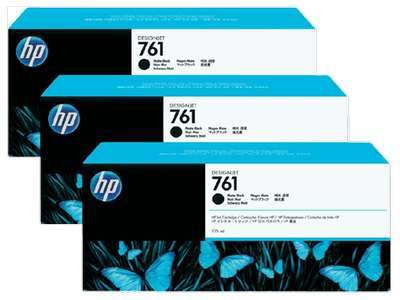 Набор картриджей HP CR275A №761, матовый черный Набор картриджей HP CR275A №761, матовый черный
