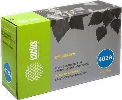 Картридж Cactus CS-CB402A, желтый Картридж Cactus CS-CB402A, желтый