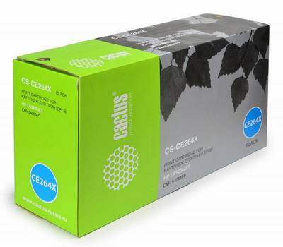 Картридж Cactus CS-CE264X, черный Картридж Cactus CS-CE264X, черный