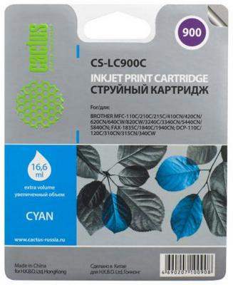 Картридж Cactus CS-LC900C, голубой Картридж Cactus CS-LC900C, голубой
