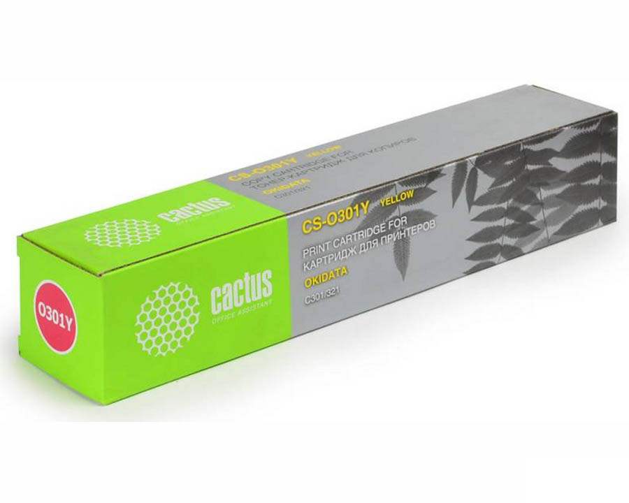 Картридж Cactus CS-O301Y, желтый Картридж Cactus CS-O301Y, желтый