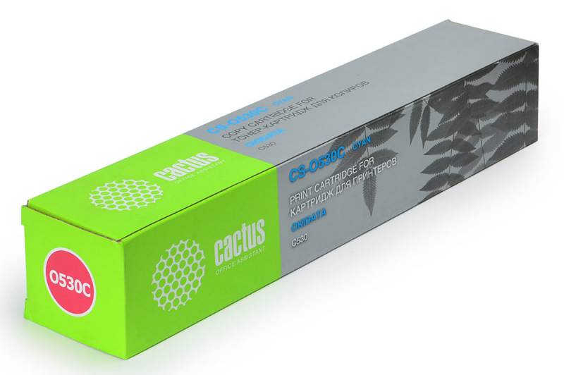 Картридж Cactus CS-O530C (44469754), голубой Картридж Cactus CS-O530C (44469754), голубой