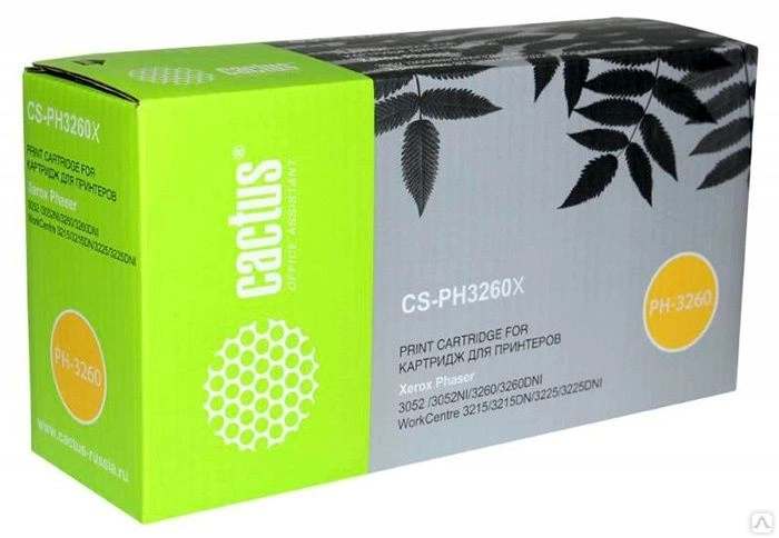 Картридж Cactus CS-PH3260X, черный Картридж Cactus CS-PH3260X, черный