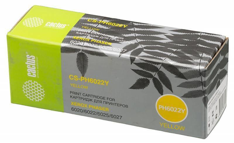 Картридж Cactus CS-PH6022Y, желтый Картридж Cactus CS-PH6022Y, желтый