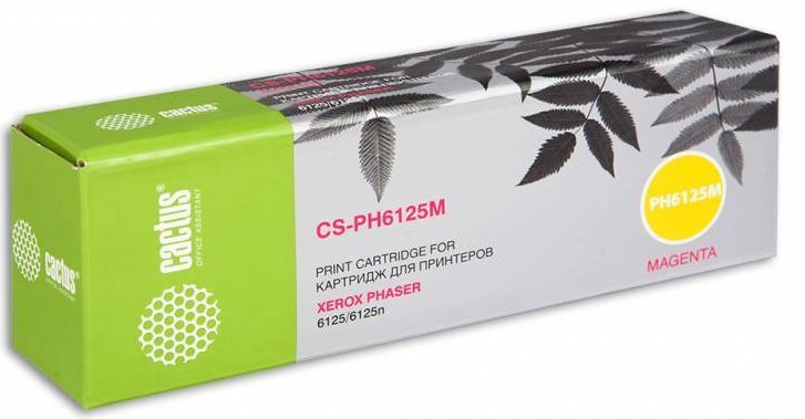 Картридж Cactus CS-PH6125M, пурпурный Картридж Cactus CS-PH6125M, пурпурный