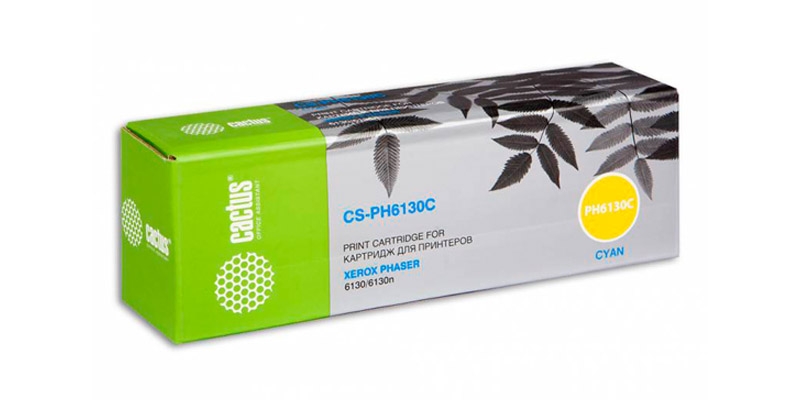 Картридж Cactus CS-PH6130C, голубой Картридж Cactus CS-PH6130C, голубой