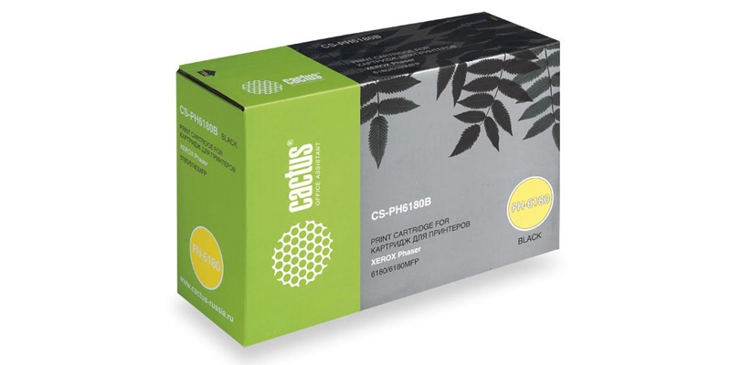 Картридж Cactus CS-PH6180B, черный Картридж Cactus CS-PH6180B, черный