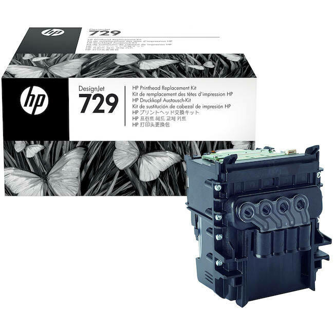 Комплект для замены печатающей головки HP F9J81A №729 Комплект для замены печатающей головки HP F9J81A №729