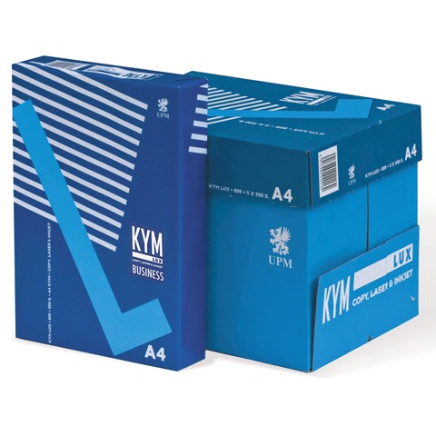 Офисная бумага KYM LUX Business, A4, 80 г/м2, 164%CIE, класс «B» (500 л.) Офисная бумага KYM LUX Business, A4, 80 г/м2, 164%CIE, класс «B» (500 л.)