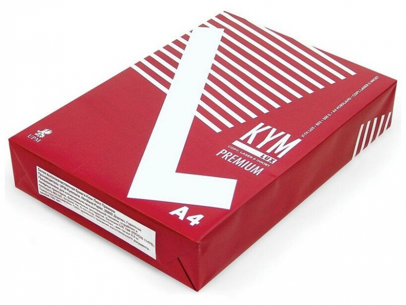 Офисная бумага KYM LUX Premium, A4, 80г/м2, 170% CIE (500 л.) Офисная бумага KYM LUX Premium, A4, 80г/м2, 170% CIE (500 л.)