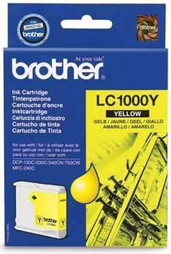 Картридж Brother LC-1000Y, желтый Картридж Brother LC-1000Y, желтый