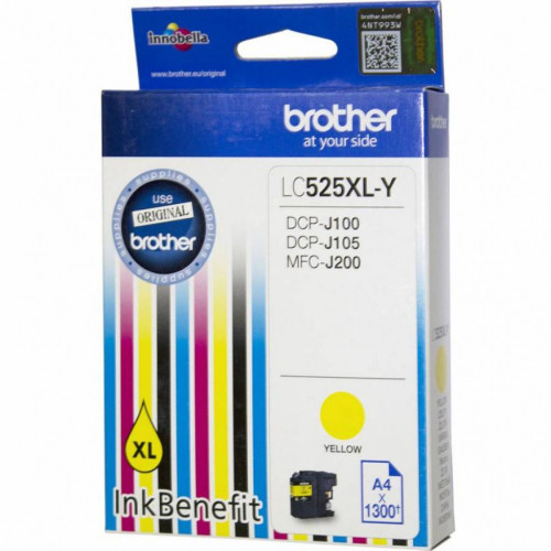 Картридж Brother LC-525XLY, желтый Картридж Brother LC-525XLY, желтый