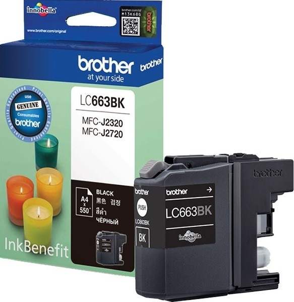 Картридж Brother LC-663Bk, черный Картридж Brother LC-663Bk, черный