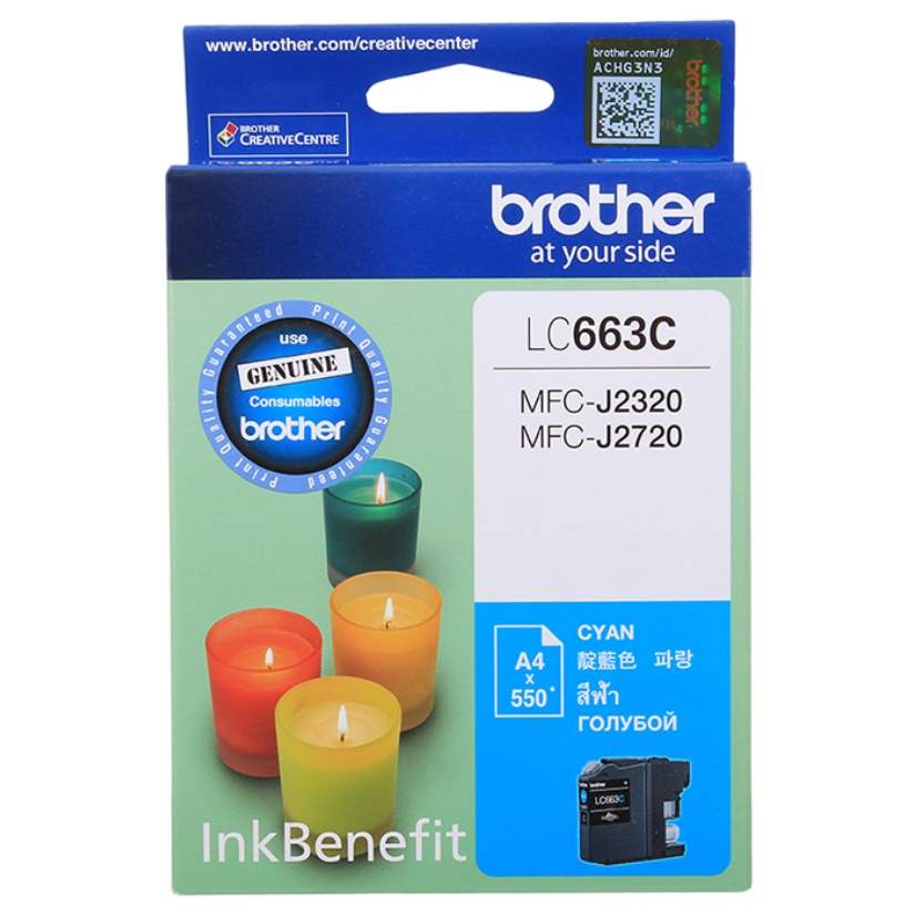 Картридж Brother LC-663C, голубой Картридж Brother LC-663C, голубой