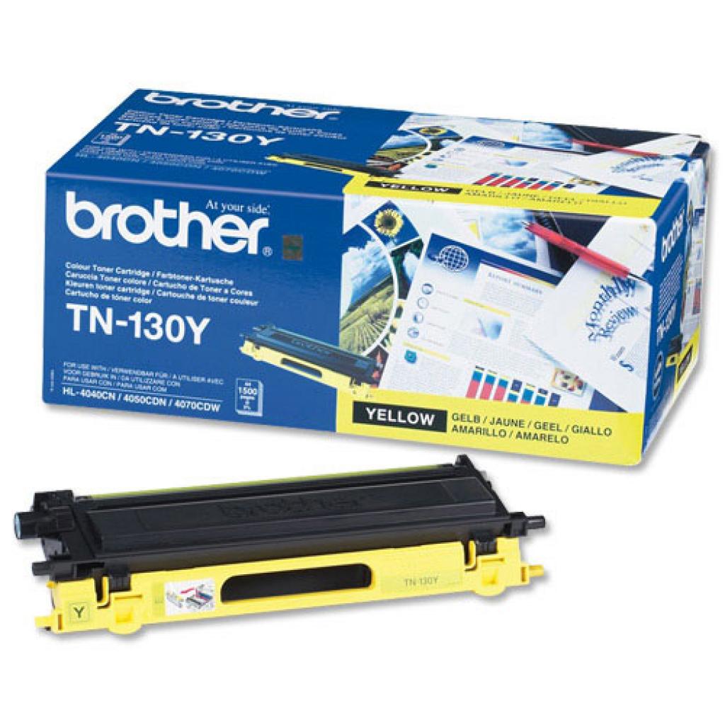 Картридж Brother TN-130Y, желтый Картридж Brother TN-130Y, желтый